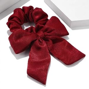2 in 1 Scrunchie Bow Ribbon Scarf Hairbow